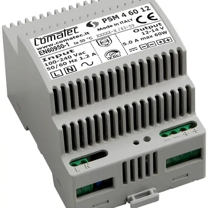 Alimentation AMD Comatec PSM4, IN: 100…240VAC, OUT: 12VDC/60W, stabilisé, 4UM 