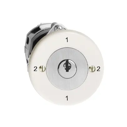 Interruttore rot. INC FH 3/2P bianco con serratura di sicurezza 