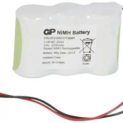Accu NiCd 3.6V/2.2Ah per lampada di emergenza LEG U34LED (1h 250lm) 