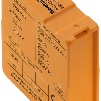 Parafoudre de rechange Weidmüller VPU AC II 0 750/35 