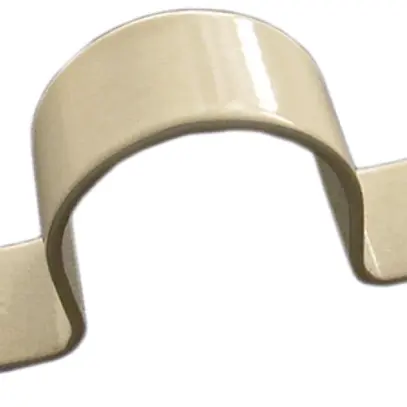 Brida Plica 2 viti M32 acciaio laccato grigio chiaro 