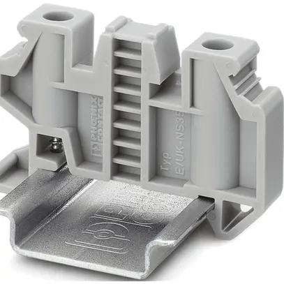 Dispositivo di fissaggio Phoenix Contact E/UK-NS 35, L=50.5mm H=35.3mm grigio 