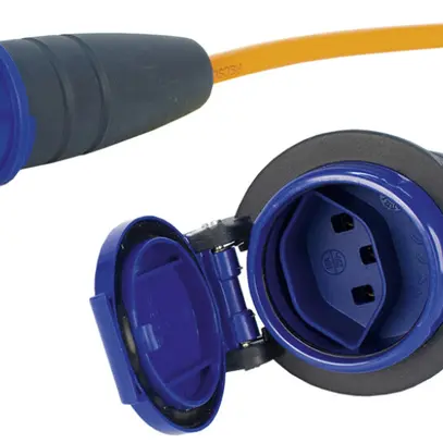 Cavo di prolunga Steffen EPR-PUR 3×2.5mm² 5m T23/T23 per l'industria arancione 