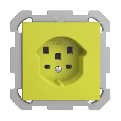 Prise ENC EDIZIOdue T25 16A lemon, avec bornes enf. 