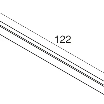 Lampada lineare LED SLV INDUSTRY 18/32W 4350lm 830/840/857 1220×61mm bianco 