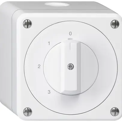 Interrupteur rotatif AP robusto IP55 schéma 5/1P blanc 