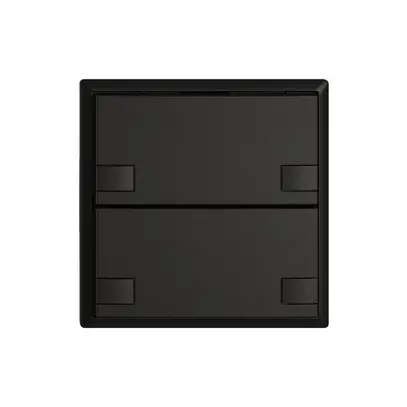 Pulsante universale EDIZIO.liv UNI SNAPFIX® 12…48V s.LED 2× com.2T ne 