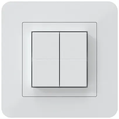 Pulsante senza fili Friends of Hue KTR, 4×, 94×94mm, bianco 