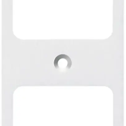 Plaque de fixation Hager FLF 3/5 2×1 aluminium anodisé bc 