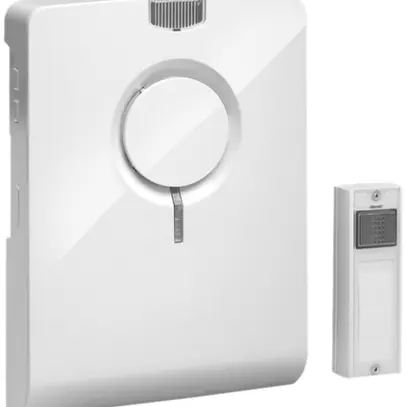 Kit campanello RF AP Grothe MISTRAL 350 4×1.5V batterie, bianco 