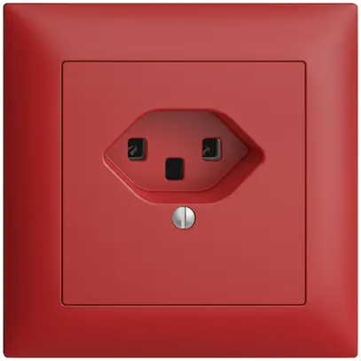 Presa INC EDIZIOdue T23 16A berry, morsetti a vite 