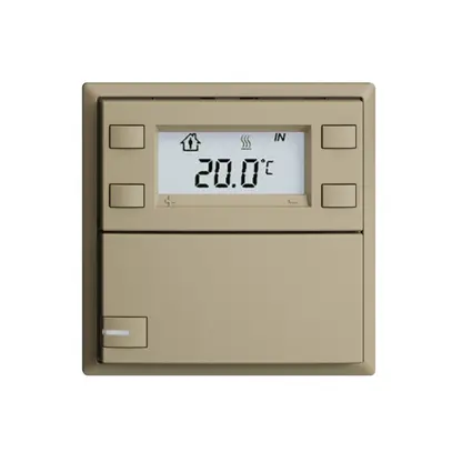 Poussoir RTH ENC KNX 1× EDIZIOdue F sand, avec LED RGB 
