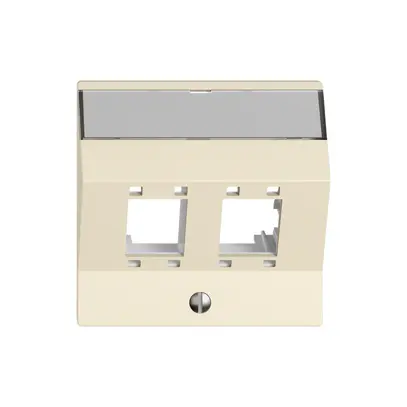 Kit di montaggio EDIZIO.liv SNAPFIX® per freenet cat.5e/6 2× cr 