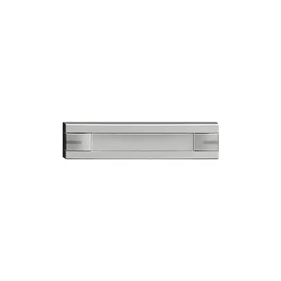 Tasto 1/4 KNX/elettronic.c. LED+cart. EDIZIOdue comando 2×1 silver 