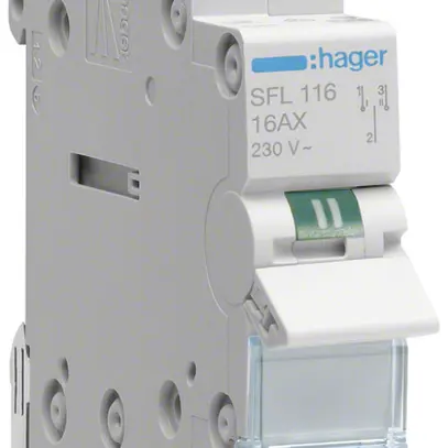Invertitore AMD Hager SFL 16A 230V 0 chiusura 0 apertura 1 invertitore 1UM 