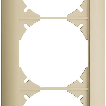 Cadre de recouvrement EDIZIOdue 1×3 vanille 