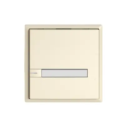 Poussoir KNX RGB EDIZIO.liv SNAPFIX® capteur temp.RGB-LED étiqu.1×com.1T cr 