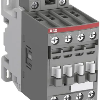 Contattore ABB AF38-40-00-11 4P 50A/38A (AC-1/AC-3) 24…60VUC a vite 