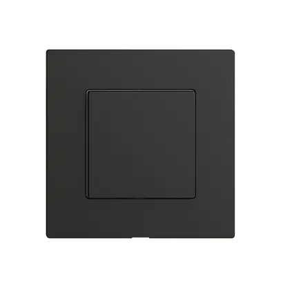 Interruttore 1K/1T Edue Wiser nero 