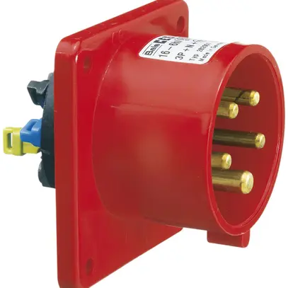 Spina d'attrez.INS CEE Bals 5P 32A 400V 6h rosso IP44 nich.QC 