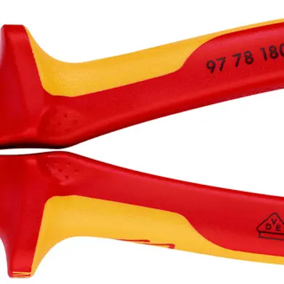 Pinza di serraggio KNIPEX per capicorda VDE 180mm 