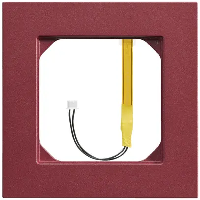 Telaio di copertura kallysto.pro 1×1 orient per illuminazione angolo blu 