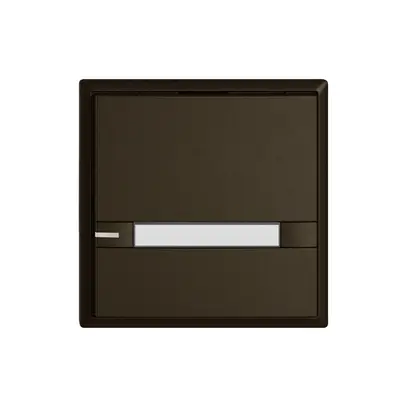 Poussoir KNX RGB EDIZIO.liv SNAPFIX® capteur temp.RGB-LED étiqu.1×com.2T br 