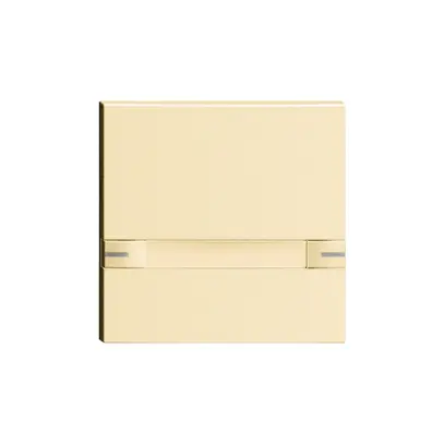 Touche 1/1 KNX/électron.a.LED+ pap.EDIZIOdue commande 2×1 vanille 