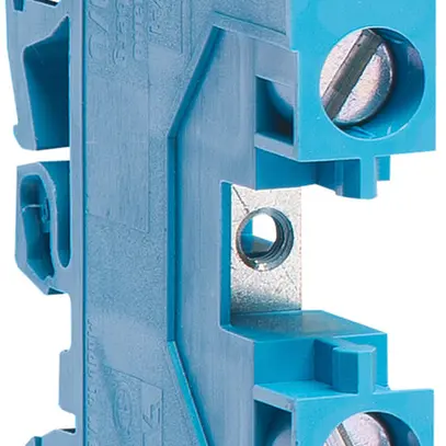 Morsetto di passaggio Hager 10mm², N, 400V/57A, a vite aperto sul lato 