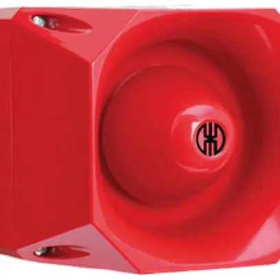 Sirena polifonica WERMA WM, 32 toni, 110dB, 9...60VDC, rosso 