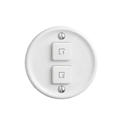 Kit recouvrement pour poussoir scène 2 scènes vert./2T Sdue Wiser blanc 