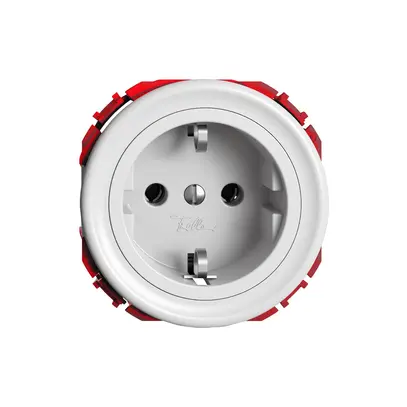 Presa STANDARDdue SNAPFIX® SCHUKO 16A 230V 60×60mm bianco 