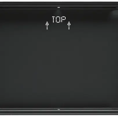 UP-Einbaugehäuse Hager schwarz WDW101 für 10" Touch-Panel 