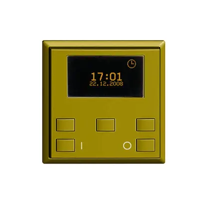 Frontset Astrozeitschaltuhr ON-OFF 1T ZEP EDIZIOdue olive 