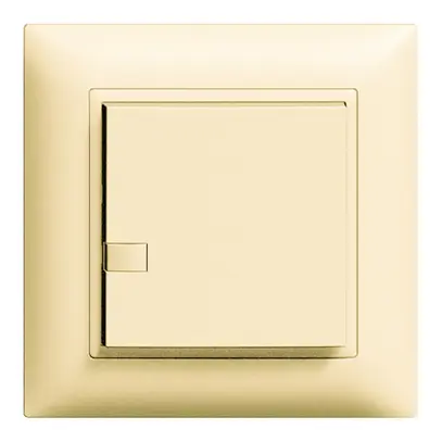 Poussoir ENC ZEP 1c/1t ON-OFF station centrale EDIZIOdue vanille 