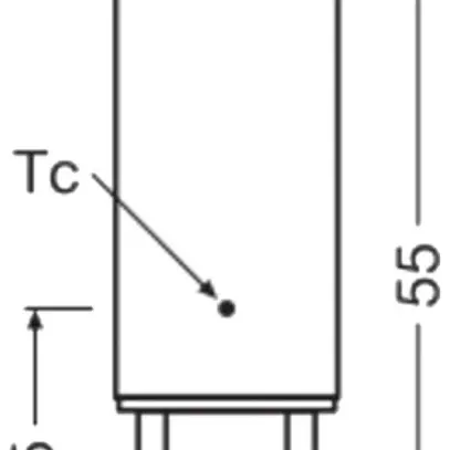 Lampada LED LEDVANCE PIN G9 4.5W 600lm 2700K Ø17×55mm chiaro 