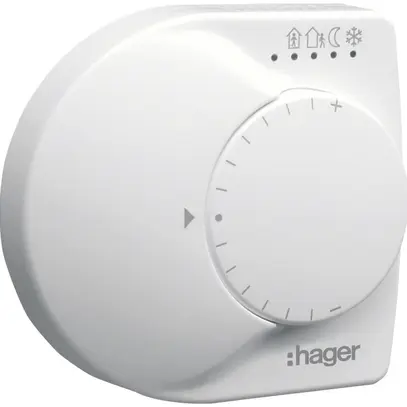 AP-KNX-Temperaturregler Hager TF018 weiss 