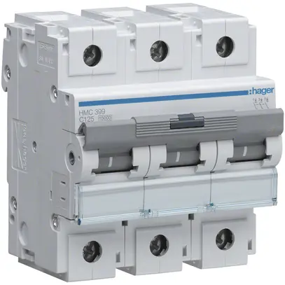 Disgiuntore Hager MCB 3P 400V tipo C 125A Icn 15kA 4.5UM 
