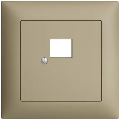 Kit frontal ENC EDIZIOdue sand 88×88mm 1×RJ45 