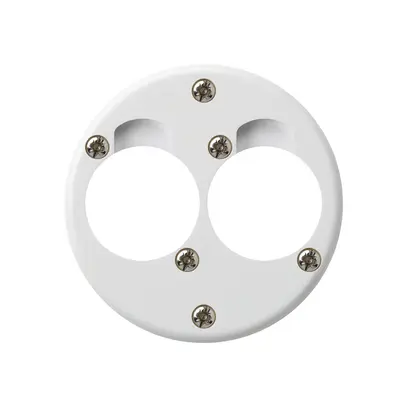 Kit di montaggio per 2 XLR bianco basico 