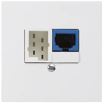 Scatola INC DSL kallysto 1×RJ45/1×T+T bianco 