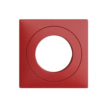 Frontset EDIZIOdue berry 60×60mm für Schlüsselschalter 