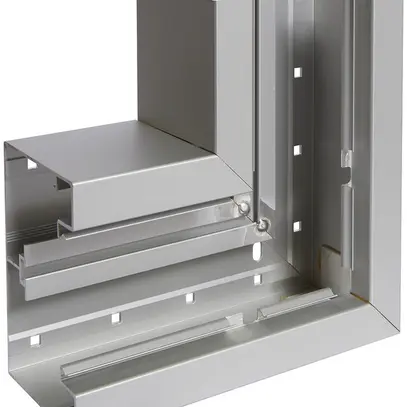 Angle plat Hager BRA 85130 alu 