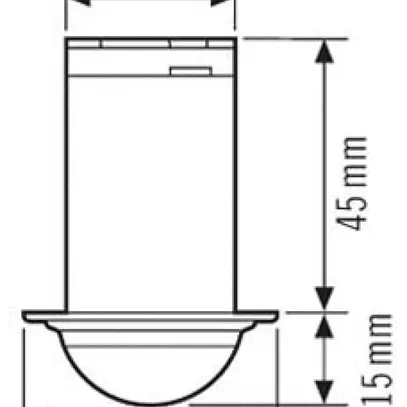 Détecteur de présence INC ESYLUX PD-C 360i/8 mini-3m, opale mat 