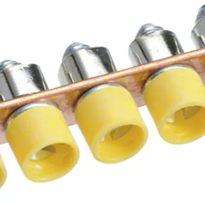 Connexion transversale Hager 5×4mm² isolé à vis pour KXA04I 