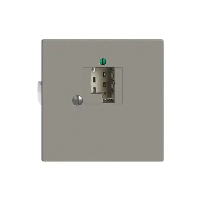 Prise ENC T+T EDIZIOdue 6P gris foncé 
