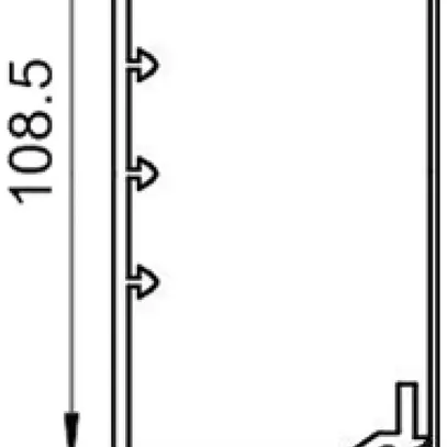 Canale d'installazione BET WDK 108.5×60.3×2000mm PVC ne IP30 