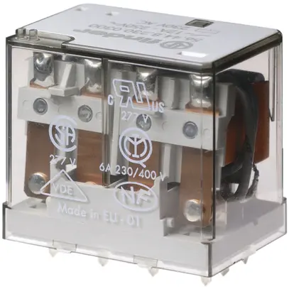 Relais circuit imprimé Finder 56 4C 12A/230VAC 7700Ω AgCdO 