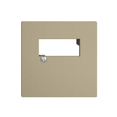 Placca frontale 2×RJ45 EDIZIOdue sand R&M swissline 