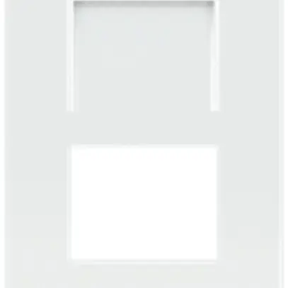 Telaio di copertura video ABB-Welcome 41384CF-W, per 1/4 (4 moduli), Al bianco 